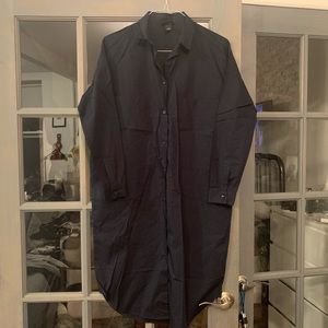 NWOT Monki Poplin Shirt Dress with Pockets